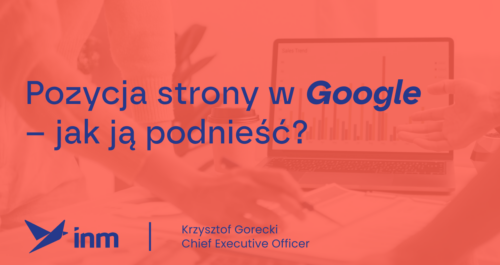 inm blog pink pozycja strony w google jak ja podniesc