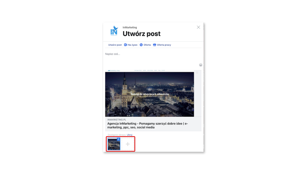Post karuzelowy - utwórz karuzelę zdjęć (screen)