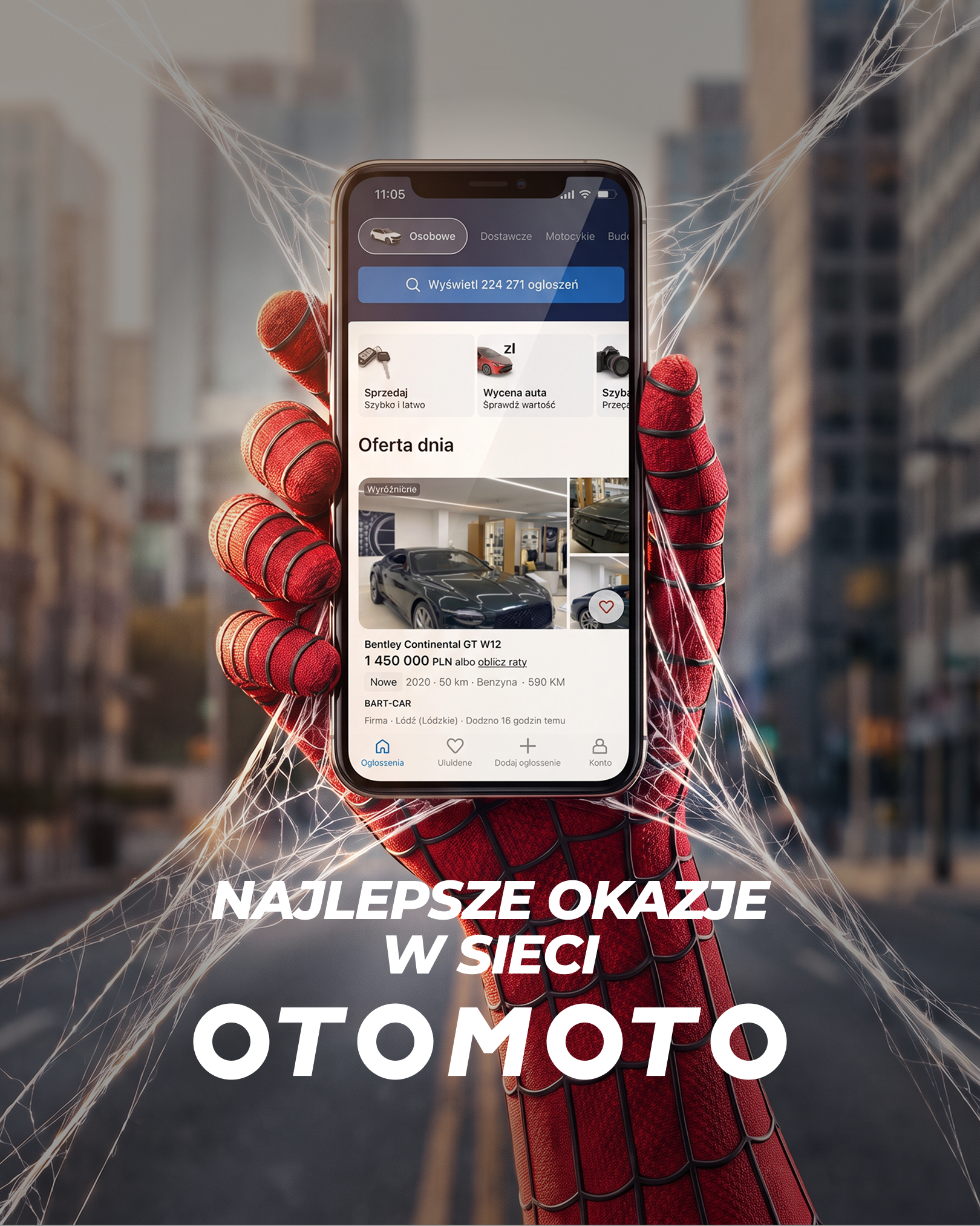 RTM Otomoto Spider-Man Instagram